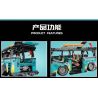 QIZHILE 92003 non  HOA HƯỚNG DƯƠNG bộ đồ chơi xếp lắp ráp ghép mô hình Art HELIANTHUS 666 khối