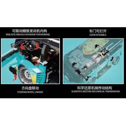 QIZHILE 92003 non  HOA HƯỚNG DƯƠNG bộ đồ chơi xếp lắp ráp ghép mô hình Art HELIANTHUS 666 khối