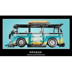 QIZHILE 92003 non  HOA HƯỚNG DƯƠNG bộ đồ chơi xếp lắp ráp ghép mô hình Art HELIANTHUS 666 khối