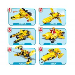 JIQILE 42020 non  CHIẾN BINH MECH BIẾN HÌNH bộ đồ chơi xếp lắp ráp ghép mô hình Military Army MECH SHAPE-SHIFING Quân Sự Bộ Đội 490 khối