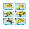 JIQILE 42020 non  CHIẾN BINH MECH BIẾN HÌNH bộ đồ chơi xếp lắp ráp ghép mô hình Military Army MECH SHAPE-SHIFING Quân Sự Bộ Đội 490 khối