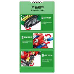 PanlosBrick 626003 Panlos Brick 626003 non  LIÊN MINH XE NGỰA 4 MẪU TĂNG HALO SHUANGTIANQUAN SCORPIO SẤM SÉT ĐẠI ĐAO BURST bộ đồ chơi xếp lắp ráp ghép mô hình CHARIOT UNION 1301 khối