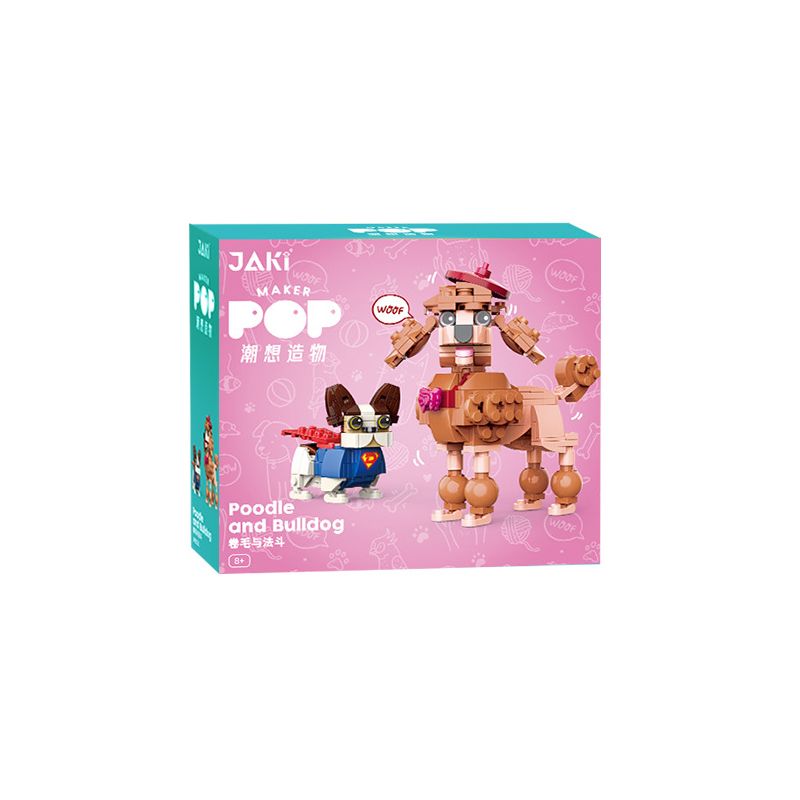 JAKI JK8131 8131 non  XOĂN VÀ FADOU bộ đồ chơi xếp lắp ráp ghép mô hình Creator Sáng Tạo