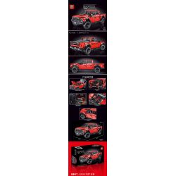 SUPER 18K K160 TA GAOLE T5014 5014 T5014A 5014A non  FORD RAPTOR F-150 8 tỷ lệ 1:8 bộ đồ chơi xếp lắp ráp ghép mô hình FORD F-150 RAPTOR 3249 khối