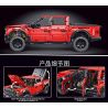 SUPER 18K K160 TA GAOLE T5014 5014 T5014A 5014A non  FORD RAPTOR F-150 8 tỷ lệ 1:8 bộ đồ chơi xếp lắp ráp ghép mô hình FORD F-150 RAPTOR 3249 khối