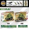 LEYI 66022 non  XE TĂNG PHIÊN BẢN Q SHERMAN bộ đồ chơi xếp lắp ráp ghép mô hình Military Army SHERMAN TANK Quân Sự Bộ Đội 458 khối