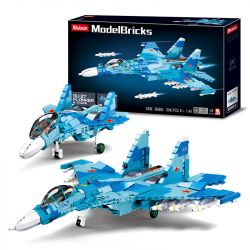 SLUBAN M38-B0985 B0985 0985 M38B0985 38-B0985 non  TIÊM KÍCH HẠNG NẶNG SU-27 tỷ lệ 1:44 bộ đồ chơi xếp lắp ráp ghép mô hình Military Army SU-27 FLANKER Quân Sự Bộ Đội 1040 khối
