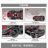 SEMBO 701906 non  ĐIỀU KHIỂN TỪ XA ĐEN LIGHTNING THỂ THAO XE HƠI CÔNG NGHỆ STUNTS bộ đồ chơi xếp lắp ráp ghép mô hình  CARS REMOTE CONTROL SPORTS Kỹ Thuật Công Nghệ Cao Mô Hình Phương Tiện 426 khối