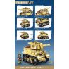 LEYI 66021 non  XE TĂNG PHIÊN BẢN Q M5 STUART bộ đồ chơi xếp lắp ráp ghép mô hình Military Army M5 STEWART Quân Sự Bộ Đội 438 khối