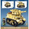 LEYI 66021 non  XE TĂNG PHIÊN BẢN Q M5 STUART bộ đồ chơi xếp lắp ráp ghép mô hình Military Army M5 STEWART Quân Sự Bộ Đội 438 khối