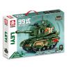 LEYI 66020 non  XE TĂNG PHIÊN BẢN Q CHIẾN ĐẤU CHỦ LỰC KIỂU 99 bộ đồ chơi xếp lắp ráp ghép mô hình Military Army 99 MAIN BATTLE TANK Quân Sự Bộ Đội 432 khối