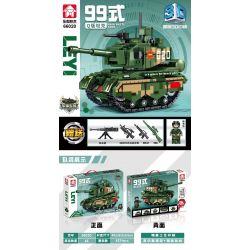 LEYI 66020 non  XE TĂNG PHIÊN BẢN Q CHIẾN ĐẤU CHỦ LỰC KIỂU 99 bộ đồ chơi xếp lắp ráp ghép mô hình Military Army 99 MAIN BATTLE TANK Quân Sự Bộ Đội 432 khối