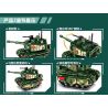 LEYI 66020 non  XE TĂNG PHIÊN BẢN Q CHIẾN ĐẤU CHỦ LỰC KIỂU 99 bộ đồ chơi xếp lắp ráp ghép mô hình Military Army 99 MAIN BATTLE TANK Quân Sự Bộ Đội 432 khối