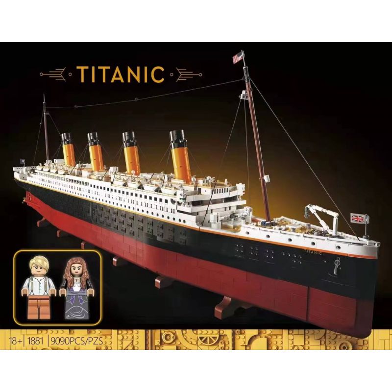 NOT Lego TITANIC 10294 LEJI 1881 xếp lắp ráp ghép mô hình TÀU TITANIC ...