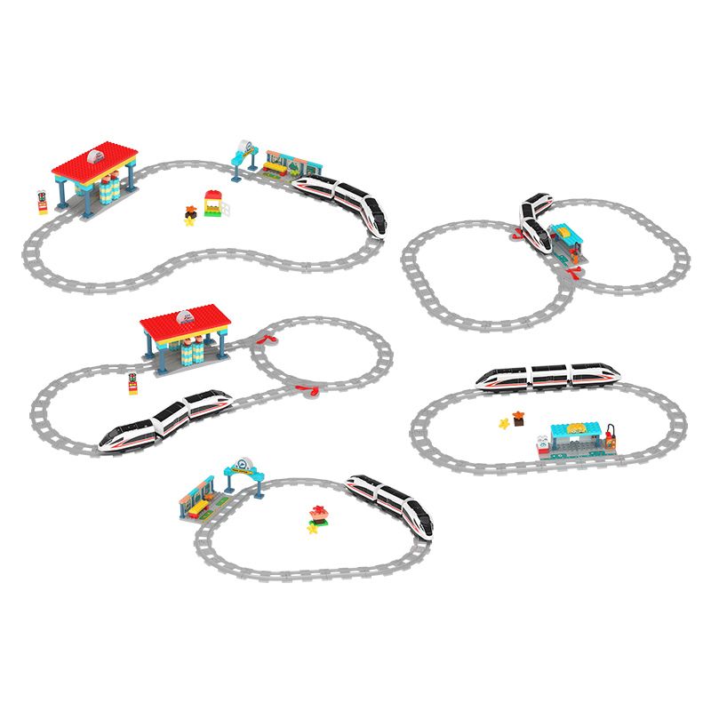 CADA DOUBLEE C31021 31021 non  TRÍ TUỆ TỐC ĐỘ CAO - SENSE TRAIN bộ đồ chơi xếp lắp ráp ghép mô hình  Khối Lớn 108 khối