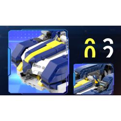 XINGBAO XB-66001 66001 XB66001 non  XE ĐUA KỶ NIỆM LỄ COTTON CANDY 2021 bộ đồ chơi xếp lắp ráp ghép mô hình Crazy Racing Đua Xe Điên Loạn 908 khối