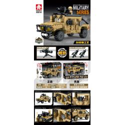 LWCK 90006 non  XE RADAR TÍCH HỢP bộ đồ chơi xếp lắp ráp ghép mô hình Flourishing Age Strengthen The Army STRONG ARMY 316 khối