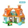 CADA DOUBLEE C31005 31005 non  ABC HỌC COTTAGE bộ đồ chơi xếp lắp ráp ghép mô hình  Khối Lớn 84 khối