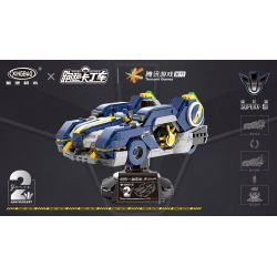 XINGBAO XB-66001 66001 XB66001 non  XE ĐUA KỶ NIỆM LỄ COTTON CANDY 2021 bộ đồ chơi xếp lắp ráp ghép mô hình Crazy Racing Đua Xe Điên Loạn 908 khối