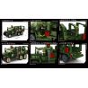 LWCK 90007-2 90007-3 90007-4 90007-1 non  4 XE QUÂN SỰ bộ đồ chơi xếp lắp ráp ghép mô hình Flourishing Age Strengthen The Army STRONG ARMY 397 khối