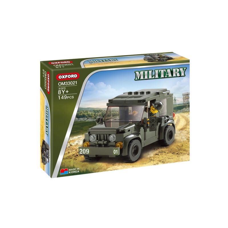 OXFORD OM33021 33021 non Lego XE JEEP QUÂN SỰ bộ đồ chơi xếp lắp ráp ghép mô hình Military Army 밀리터리 지프차 Quân Sự Bộ Đội 149 khối