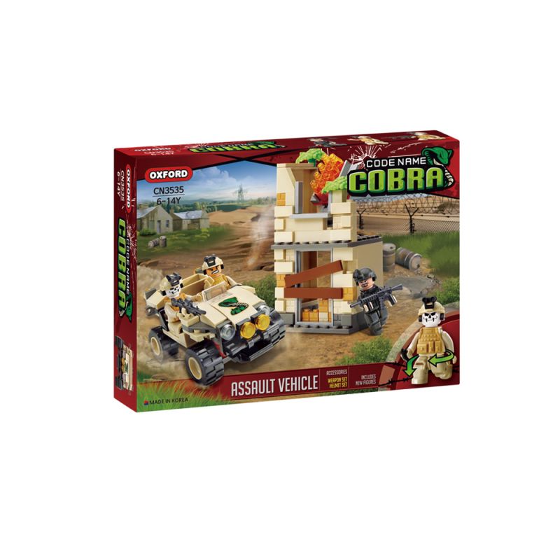 OXFORD CN3535 3535 non Lego XE TẤN CÔNG bộ đồ chơi xếp lắp ráp ghép mô hình Military Army ASSAULT VEHICLE Quân Sự Bộ Đội