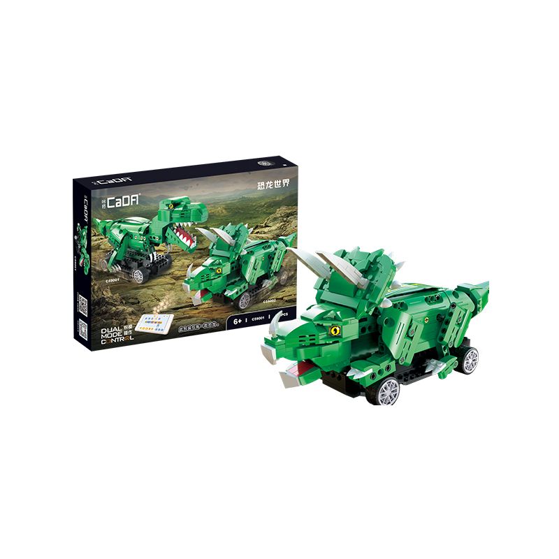 CADA DOUBLEE C59002 59002 non  THẾ GIỚI KHỦNG LONG TAM GIÁC RỒNG bộ đồ chơi xếp lắp ráp ghép mô hình Jurassic World 317 khối