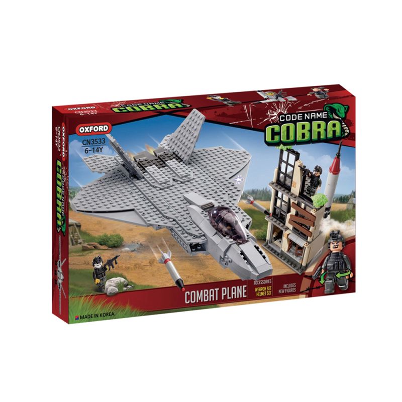 OXFORD CN3533 3533 non Lego ĐẤU SĨ bộ đồ chơi xếp lắp ráp ghép mô hình Military Army COMBAT PLANE Quân Sự Bộ Đội