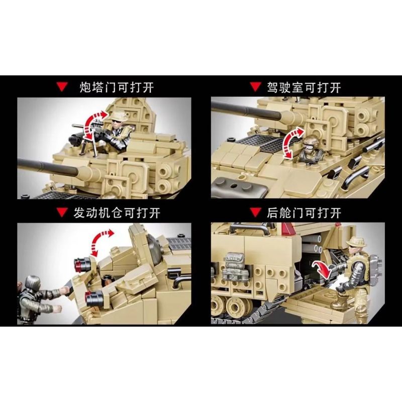 SLUBAN M38-B0918 B0918 0918 M38B0918 38-B0918 non  PHONG CÁCH QUÁN CÀ PHÊ bộ đồ chơi xếp lắp ráp ghép mô hình Chinatown CAFE Khu Phố Tàu 268 khối