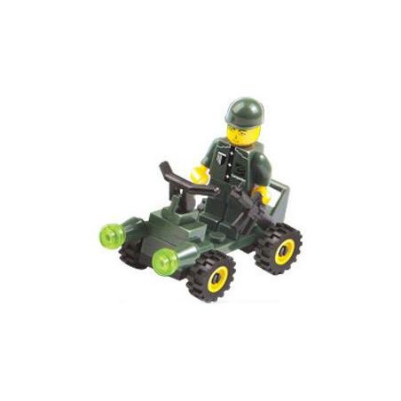 COMPANION 105 non  TÀU TUẦN DƯƠNG bộ đồ chơi xếp lắp ráp ghép mô hình Military Army PROWL CAR Quân Sự Bộ Đội 32 khối