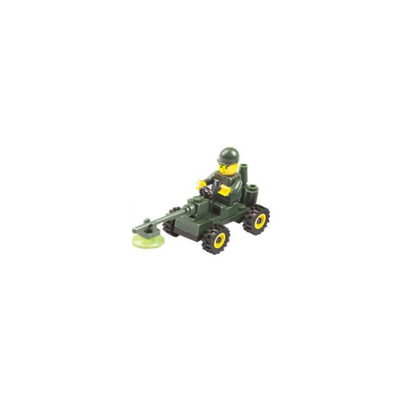 COMPANION 104 non Lego TÀU QUÉT MÌN bộ đồ chơi xếp lắp ráp ghép mô hình Military Army MINE SWEEPING CAR Quân Sự Bộ Đội 31 khối