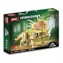 WOMA C0473 0473 non  KHIÊN GAI CERATOPS bộ đồ chơi xếp lắp ráp ghép mô hình Creator Expert STYRACOSAUR Chuyên Gia Sáng Tạo 2025 khối