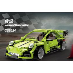 CADA DOUBLEE C52024 52024 non  HUYỀN THOẠI tỷ lệ 1:18 bộ đồ chơi xếp lắp ráp ghép mô hình  LEGEND SPORTS CAR Kỹ Thuật Công Nghệ Cao Mô Hình Phương Tiện 387 khối