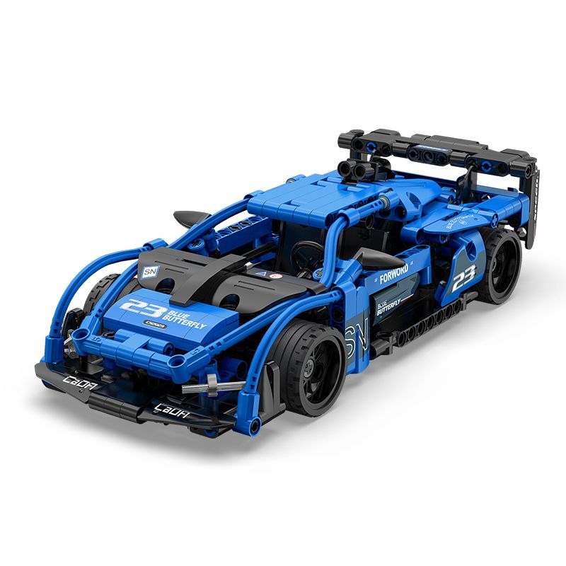 CADA DOUBLEE C52023 52023 non Lego BƯƠM BƯỚM tỷ lệ 1:18 bộ đồ chơi xếp lắp ráp ghép mô hình Computer Games SHADOW SPORTS CAR Trò Chơi 380 khối