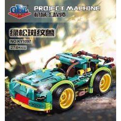 GBL KY1097 1097 non  QUÁI VẬT SỌC THÔNG XANH bộ đồ chơi xếp lắp ráp ghép mô hình  Kỹ Thuật Công Nghệ Cao Mô Hình Phương Tiện 274 khối