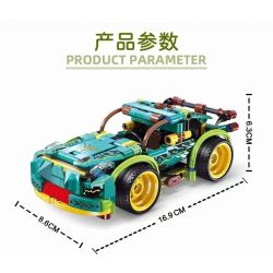 GBL KY1097 1097 non  QUÁI VẬT SỌC THÔNG XANH bộ đồ chơi xếp lắp ráp ghép mô hình  Kỹ Thuật Công Nghệ Cao Mô Hình Phương Tiện 274 khối