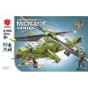 SLUBAN M38-B0911 B0911 0911 M38B0911 38-B0911 non  DIREWOLF ORBIT TẤN CÔNG TRÊN KHÔNG bộ đồ chơi xếp lắp ráp ghép mô hình ATOMIC STORM 353 khối