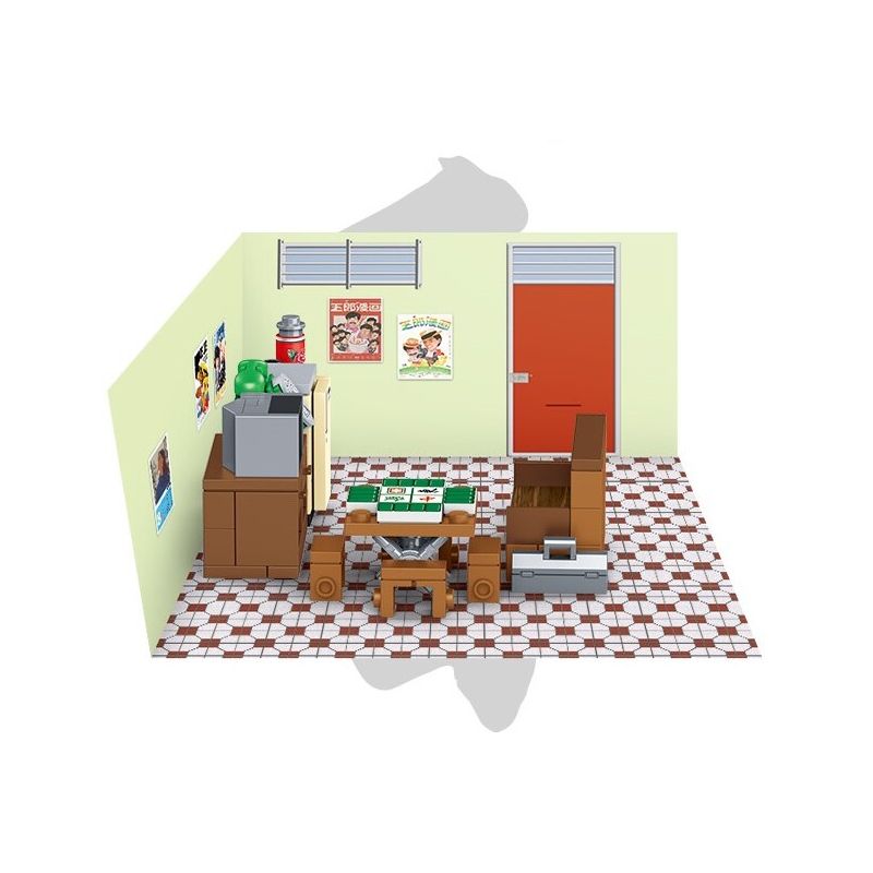 ROYAL TOYS RT53 non  BẤT ĐỘNG SẢN HỒNG KÔNG TRONG NHỮNG NĂM 1980 bộ đồ chơi xếp lắp ráp ghép mô hình City CITY STORY HOME OF HOUSING ESTATES THE 1980S Thành Phố 109 khối