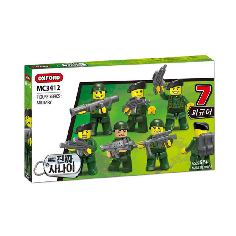 OXFORD MC3412 3412 non Lego NGƯỜI ĐÀN ÔNG ĐÍCH THỰC bộ đồ chơi xếp lắp ráp ghép mô hình Movie & Game 진짜사나이 Phim Và Trò Chơi