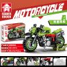 LEYI 69009 non  XE MÁY 4 PHONG CÁCH bộ đồ chơi xếp lắp ráp ghép mô hình Motorcycle Motorbike Xe Hai Bánh 750 khối