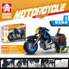 LEYI 69009 non  XE MÁY 4 PHONG CÁCH bộ đồ chơi xếp lắp ráp ghép mô hình Motorcycle Motorbike Xe Hai Bánh 750 khối