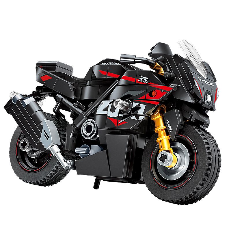 SEMBO 705030 non Lego SUZUKI GSXR 1000R 1:14 tỷ lệ 1:14 bộ đồ chơi xếp lắp ráp ghép mô hình Motorcycle Motorbike Xe Hai Bánh 326 khối