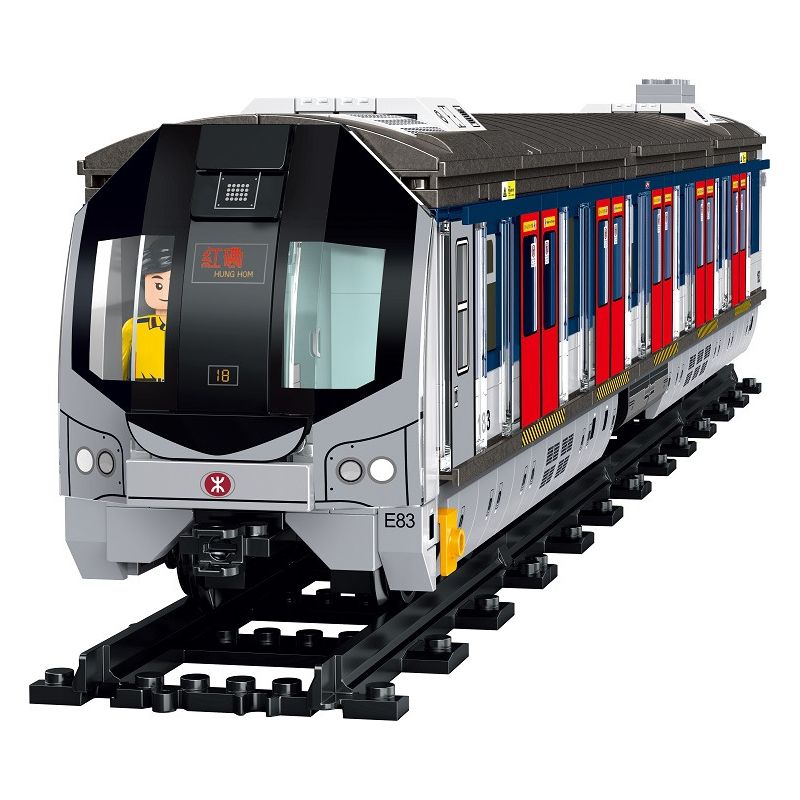 ROYAL TOYS RT47 non Lego TÀU MTR EAST RAIL LINE HỒNG KÔNG bộ đồ chơi xếp lắp ráp ghép mô hình City CITY STORY MTR EAST RAIL LINE TRAIN Thành Phố 815 khối