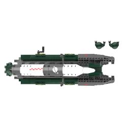 JAKI JK9105 9105 non  TÊN LỬA GIAO THÔNG XIANGYANG VÀ XE PHÓNG bộ đồ chơi xếp lắp ráp ghép mô hình SPACE QIEST SUNRISE MOBILE EOCKET LANUCHER 595 khối