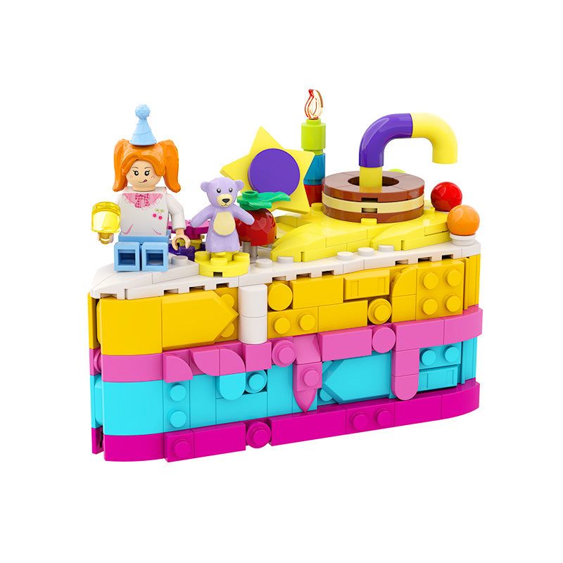 PANTASY 61005 non Lego BÁNH SINH NHẬT bộ đồ chơi xếp lắp ráp ghép mô hình
