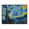 WANGE 5123 non  ĐÊM ĐẦY SAO bộ đồ chơi xếp lắp ráp ghép mô hình THE STARRY NIGHT 3262 khối