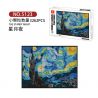 WANGE 5123 non  ĐÊM ĐẦY SAO bộ đồ chơi xếp lắp ráp ghép mô hình THE STARRY NIGHT 3262 khối