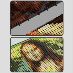 WANGE 5121 non  NỤ CƯỜI CỦA NÀNG MONA LISA bộ đồ chơi xếp lắp ráp ghép mô hình 3262 khối