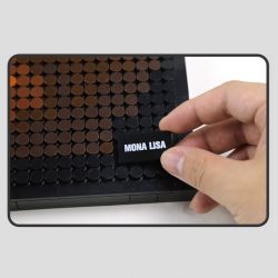 WANGE 5121 non  NỤ CƯỜI CỦA NÀNG MONA LISA bộ đồ chơi xếp lắp ráp ghép mô hình 3262 khối