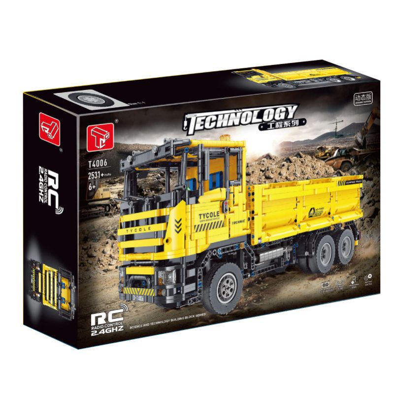 TA GAOLE T4006 4006 non Lego KỸ THUẬT XE TẢI TỰ ĐỔ bộ đồ chơi xếp lắp ráp ghép mô hình Technic TECHNOLOGY Kỹ Thuật Công Nghệ Cao Mô Hình Phương Tiện 2531 khối